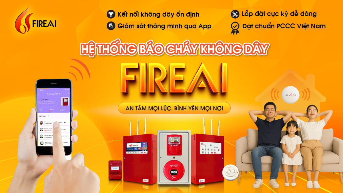 hệ thống báo cháy không dây