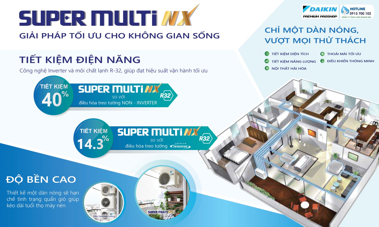 Điều hòa multi có tốn điện không
