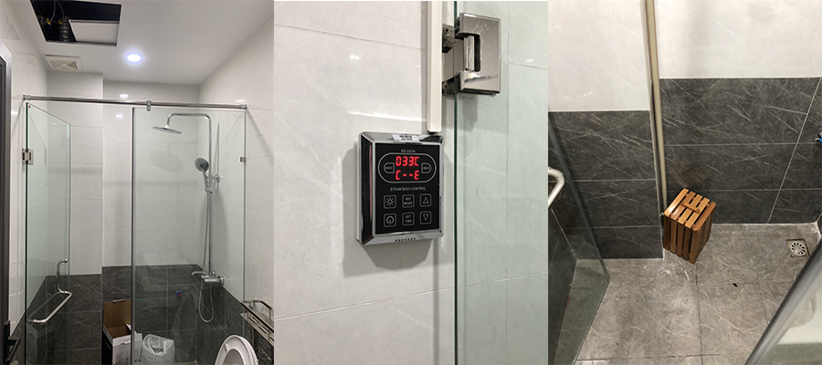 cách lắp máy xông hơi ướt tại nhà