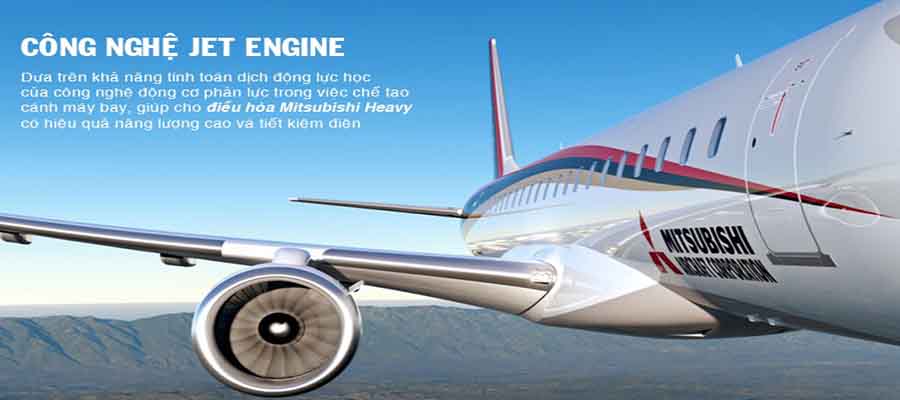 Công nghệ đảo gió JET FLOW trên điều hòa Mitsubishi Heavy