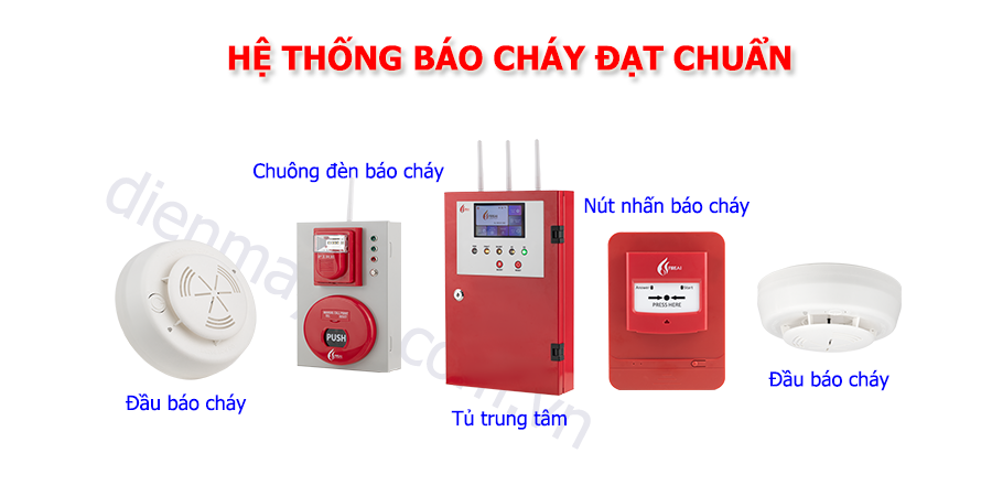 hệ thống báo cháy đạt chuẩn