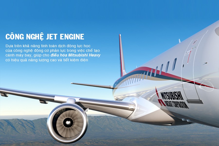 công ngệ JET trên điều hòa Mitsubishi heavy