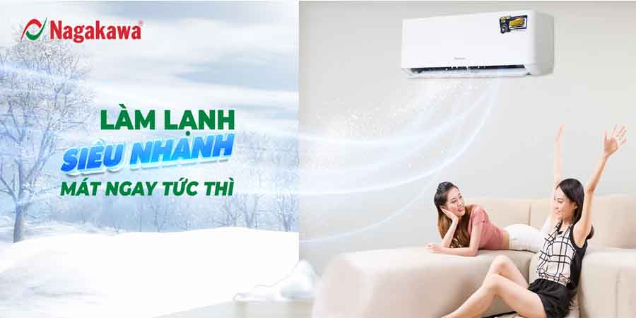 điều hòa nagakawa làm lạnh nhanh