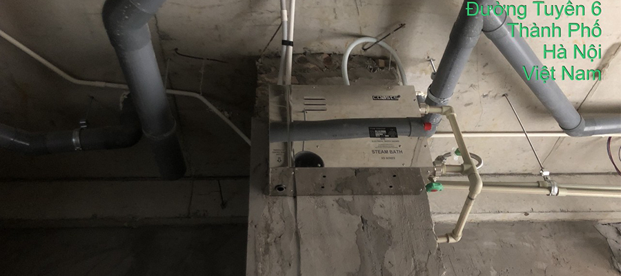 cách lắp máy xông hơi ướt tại nhà