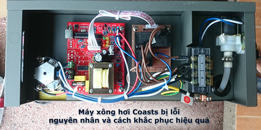 máy xông hơi coasts bị lỗi