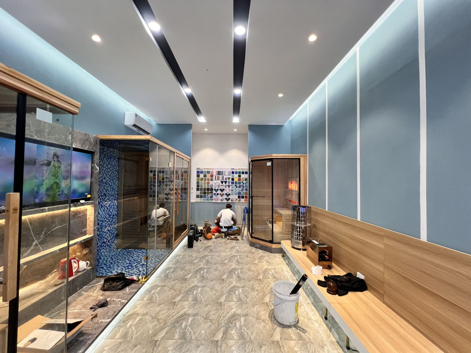 thiết kế phòng xông hơi gia đình