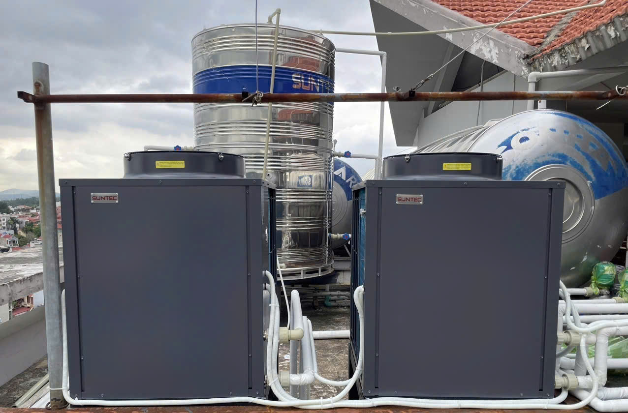 nước nóng tổng cho khách sạn
