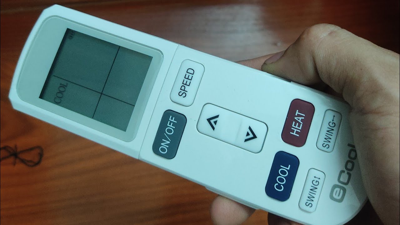 Hướng dẫn sử dụng điều khiển điều hòa Ecool, chức năng của các phím trên điều khiển điều hòa Ecool