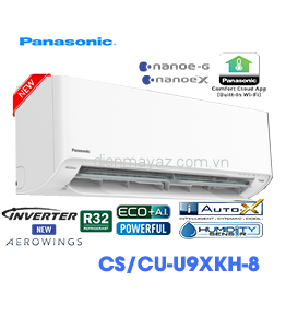 Điều hòa Panasonic 9000BTU 1 chiều inverter U9XKH-8