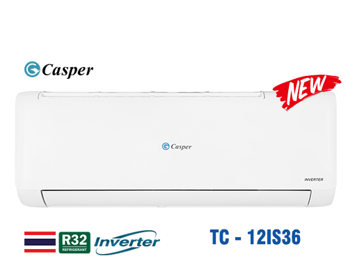 Điều hòa Casper inverter 12000 BTU 1 chiều TC-12IS36