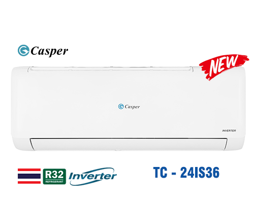 Điều hòa Casper inverter 24000 BTU 1 chiều TC-24IS36