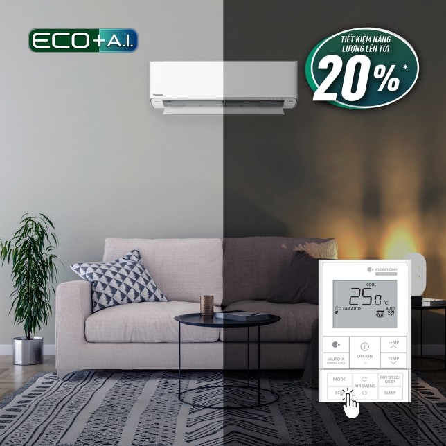 Điều hòa Panasonic 9000BTU 1 chiều inverter XU9XKH-8