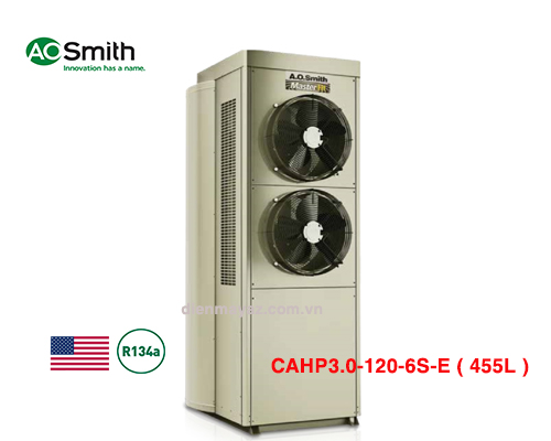 Máy nước nóng trung tâm AO Smith 455L CAHP3.0-120-12-E điện áp 3P