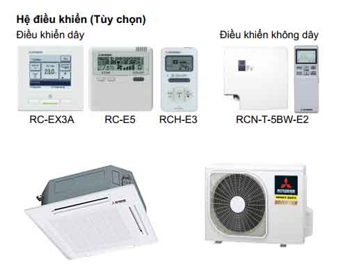 Điều hòa âm trần Mitsubishi Heavy inverter 24000 1 chiều FDT71YA-W5