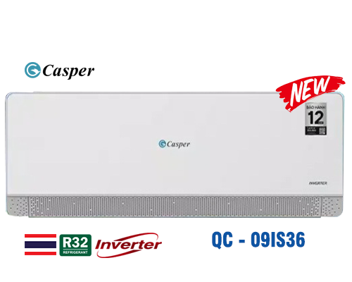 Điều hòa Casper inverter 9000 BTU 1 chiều QC-09IS36