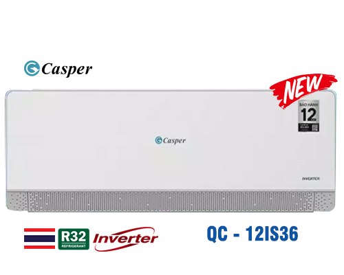 Điều hòa Casper inverter 12000 BTU 1 chiều QC-12IS36